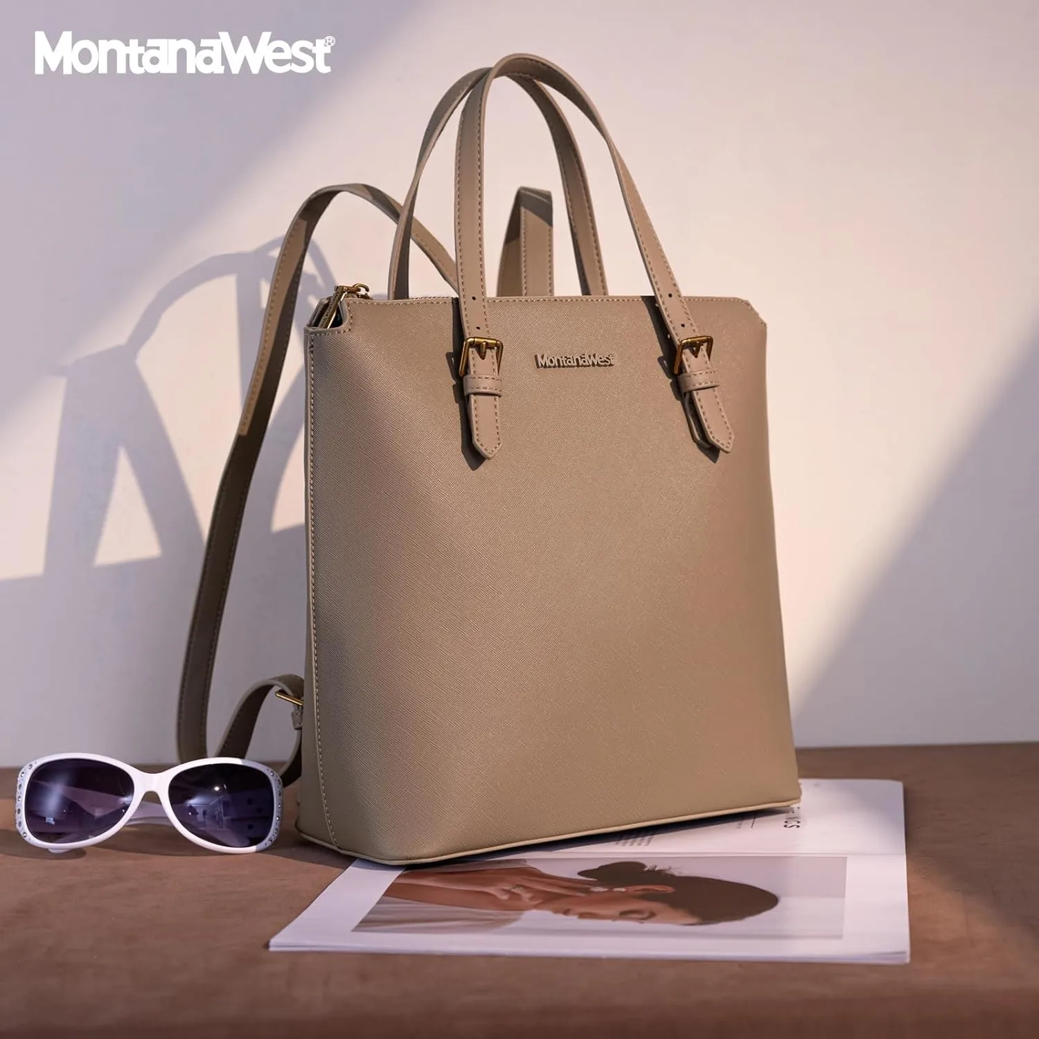 Montana West Medium Backpack Purse for Women Casual Daypack Top Handle Handbag for Travel