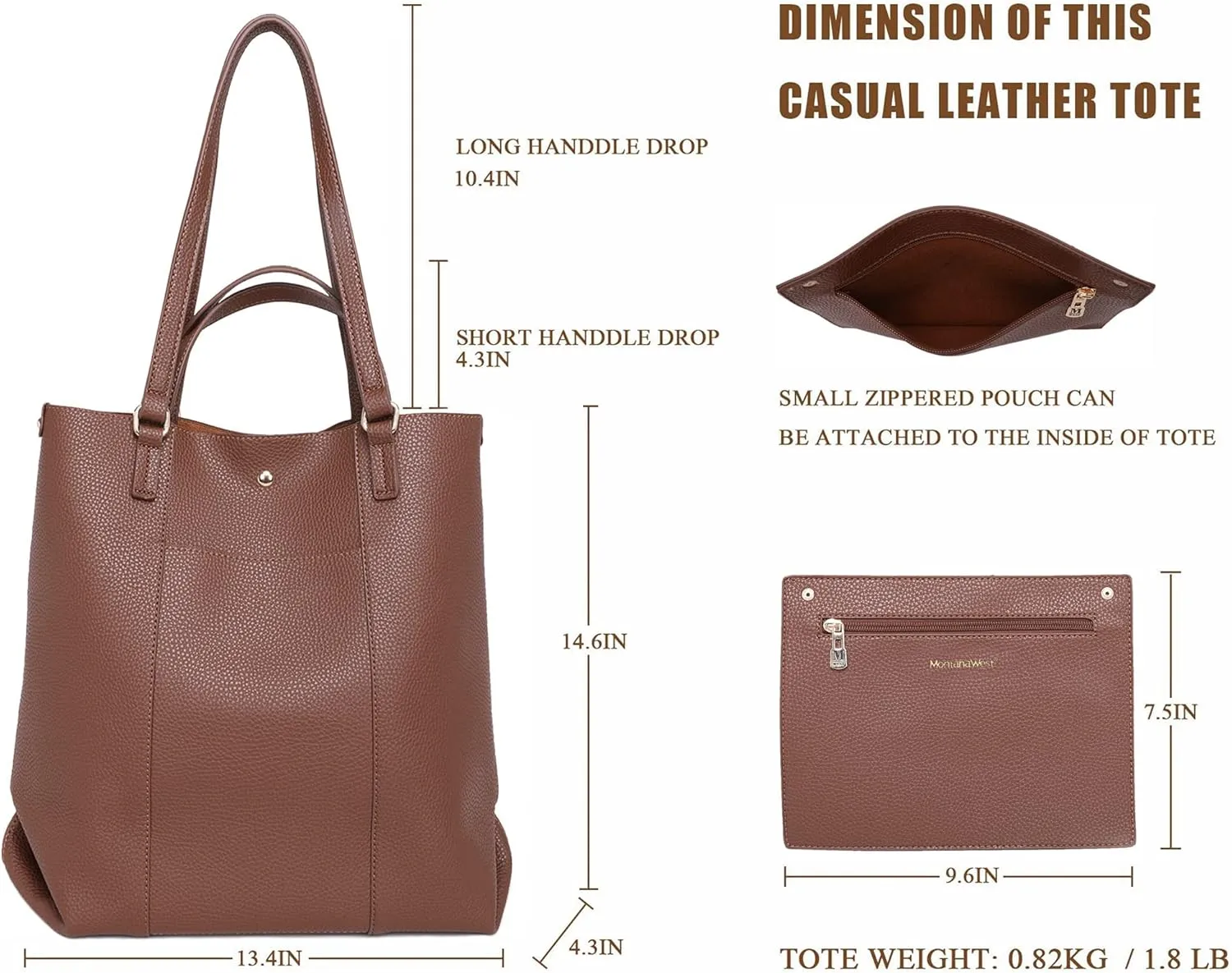 Montana West Tote Bag for Women Purses and Handbags Top Handle Satchel Bag Large Shoulder Handbag