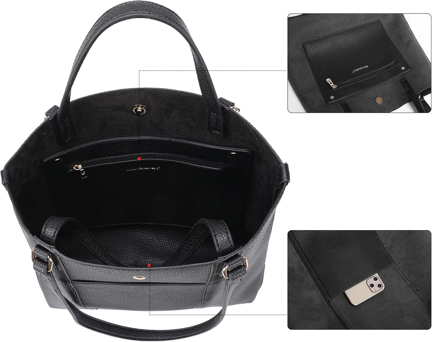 Montana West Tote Bag for Women Purses and Handbags Top Handle Satchel Bag Large Shoulder Handbag