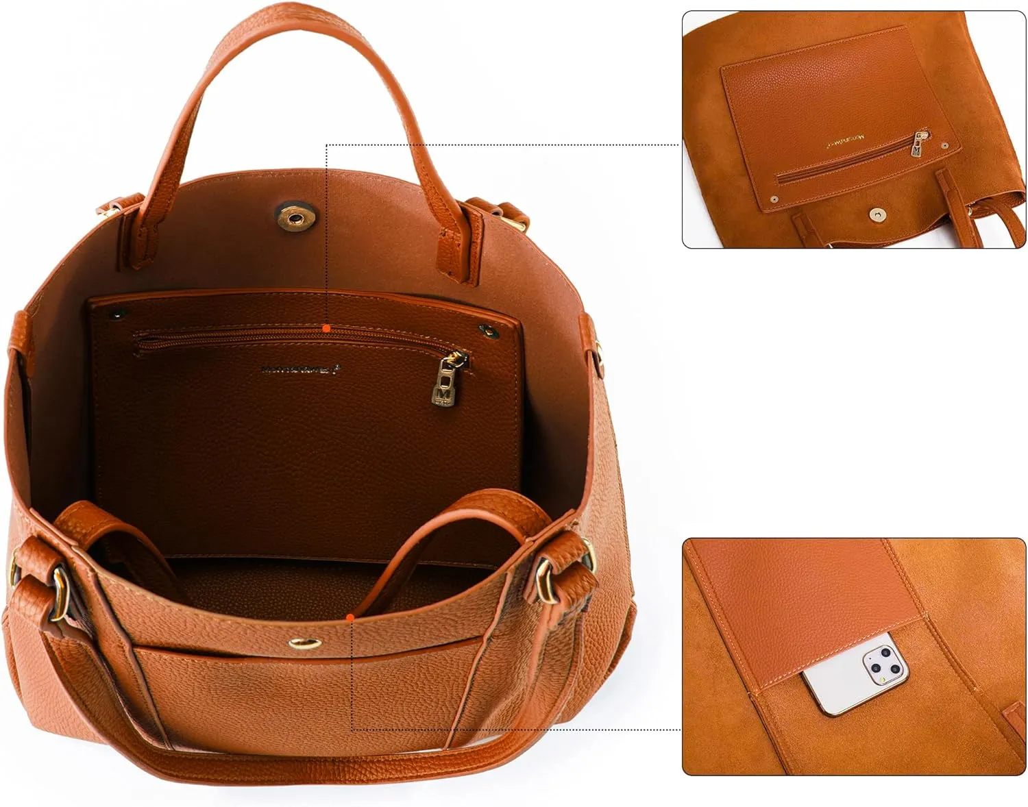 Montana West Tote Bag for Women Purses and Handbags Top Handle Satchel Bag Large Shoulder Handbag