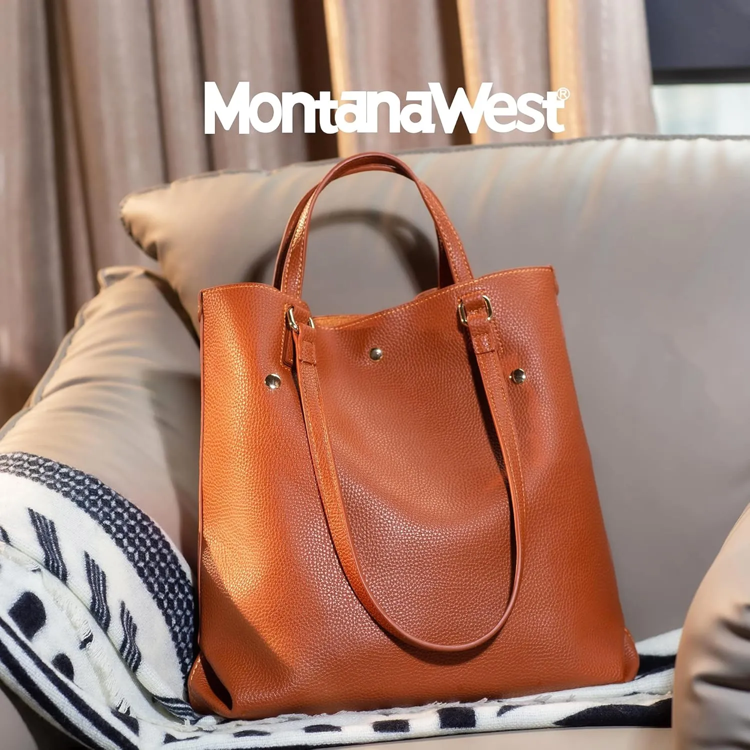 Montana West Tote Bag for Women Purses and Handbags Top Handle Satchel Bag Large Shoulder Handbag