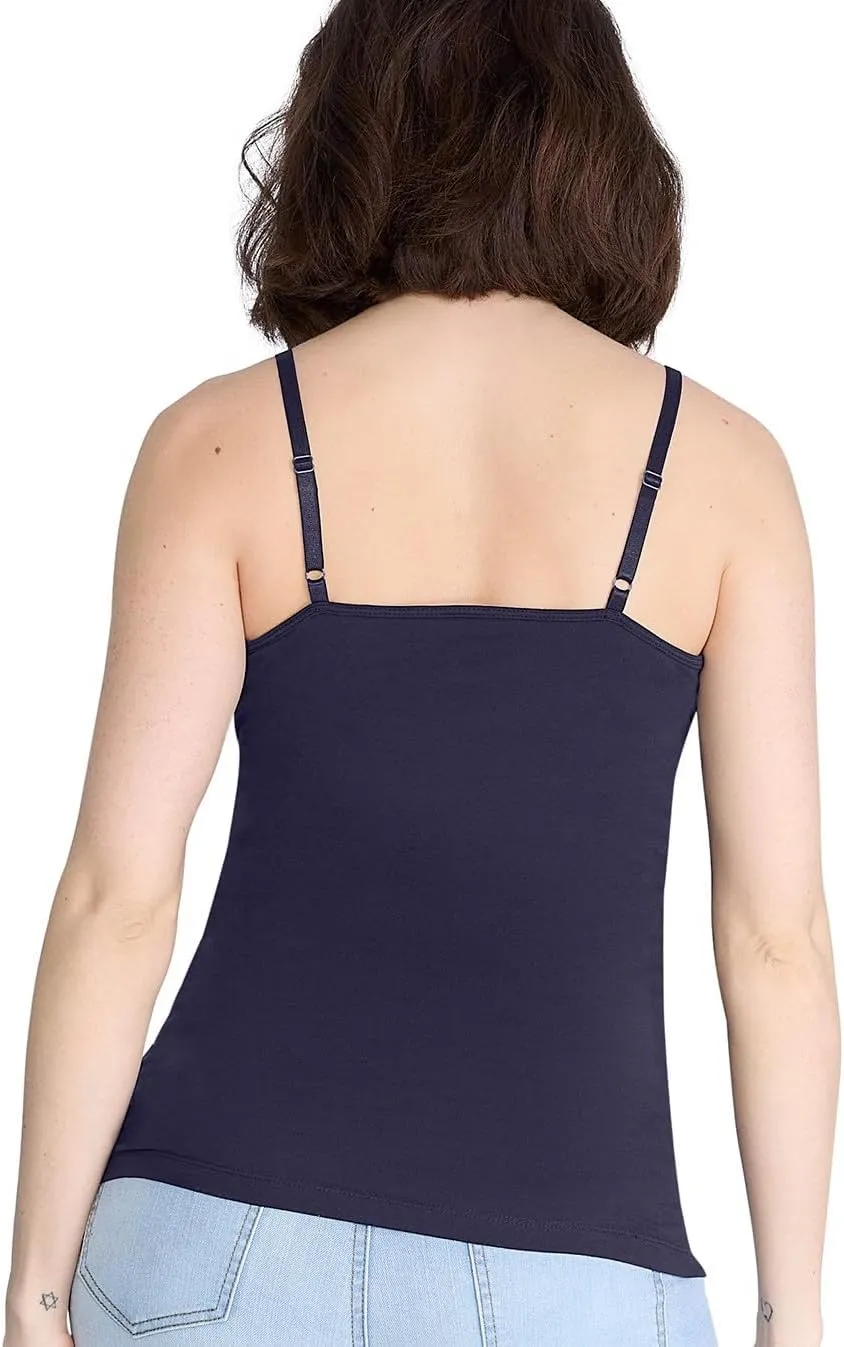 Motherhood Maternity Women's Clip Down Nursing Tank Top Cami with Adjustable Straps for Breastfeeding