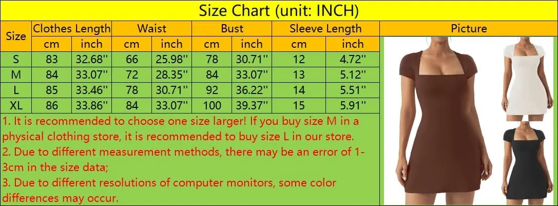New Solid Color A Line Skirt Style Dresses, U Neck and Waistband Designed Dress, Slim Elastic Fitted Gowns for Women