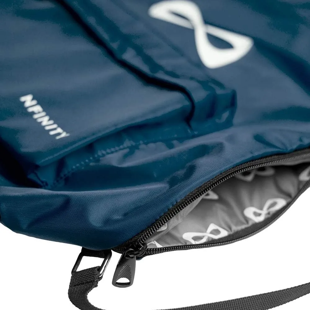 Nfinity Drawstring Backpack – Large Capacity Gym Backpack, Multi-Compartment Cinch Bag with Adjustable Straps & 2 Pockets