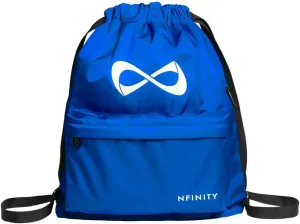 Nfinity Drawstring Backpack – Large Capacity Gym Backpack, Multi-Compartment Cinch Bag with Adjustable Straps & 2 Pockets