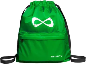 Nfinity Drawstring Backpack – Large Capacity Gym Backpack, Multi-Compartment Cinch Bag with Adjustable Straps & 2 Pockets