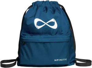 Nfinity Drawstring Backpack – Large Capacity Gym Backpack, Multi-Compartment Cinch Bag with Adjustable Straps & 2 Pockets
