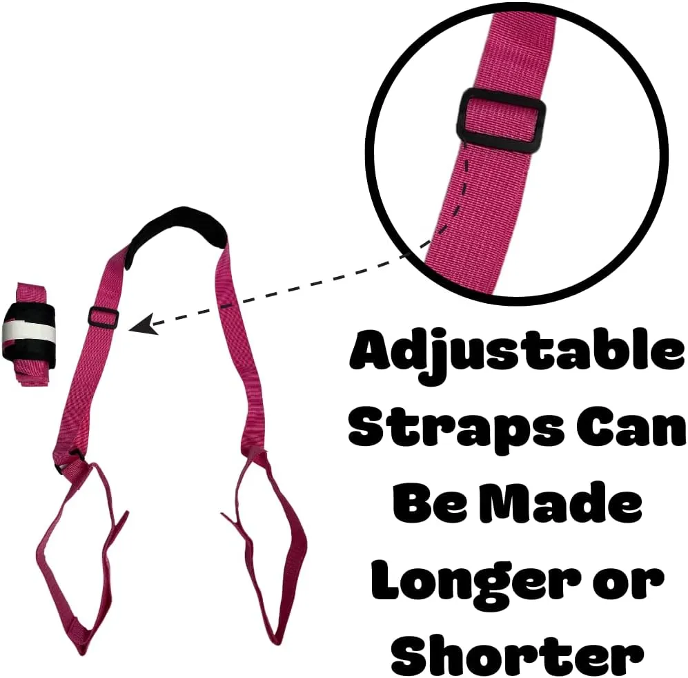 NGIL 2 Pack Adjustable Beach Chair Carry Straps Universal Folding Chair Carry Straps for Camping,Picnic and Outdoor