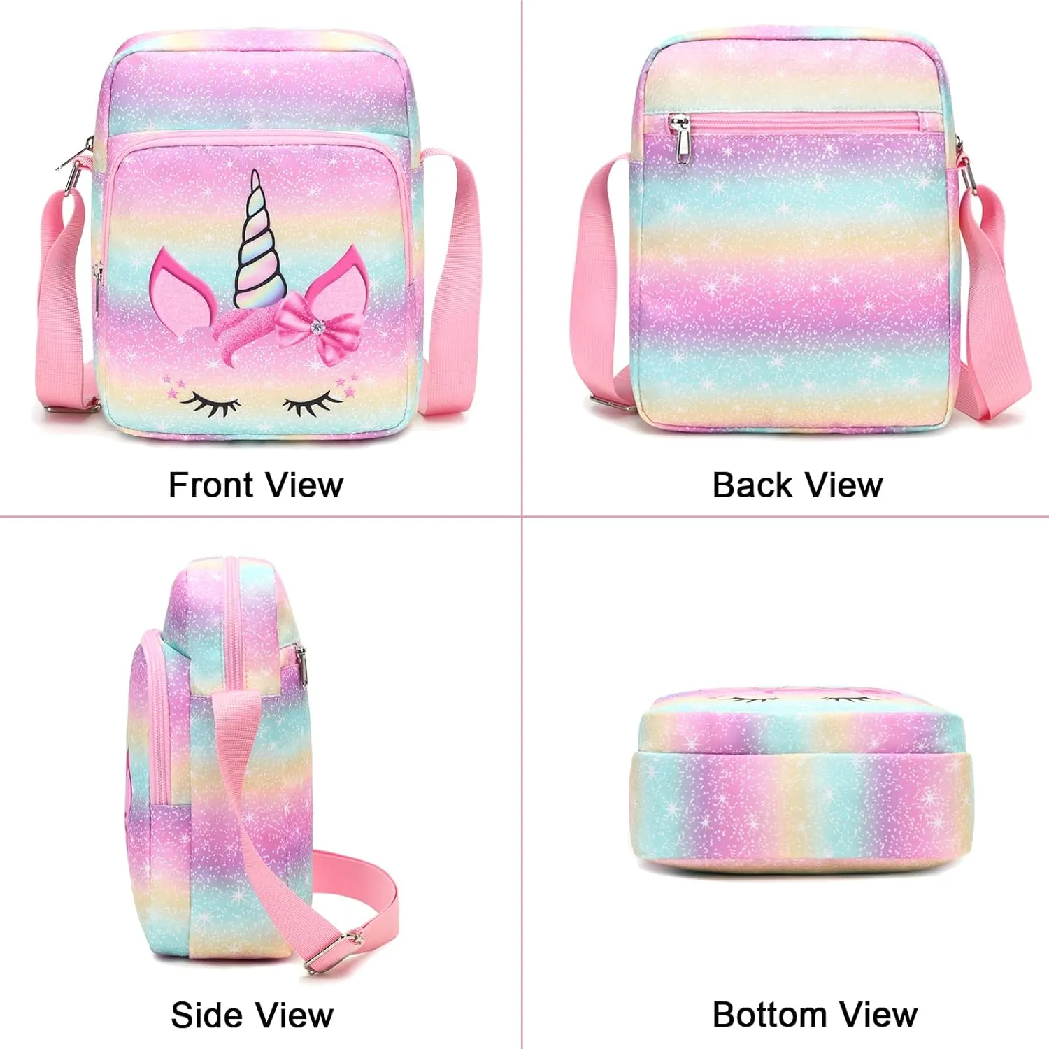 Octsky Crossbody Purses 2 PCS Cross Body Bag Messenger Bag Shoulder Bag