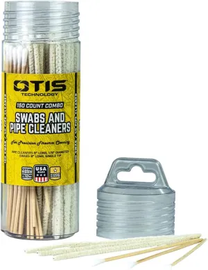 Otis Technology 100Count Swabs/50Count Pipe Cleaners