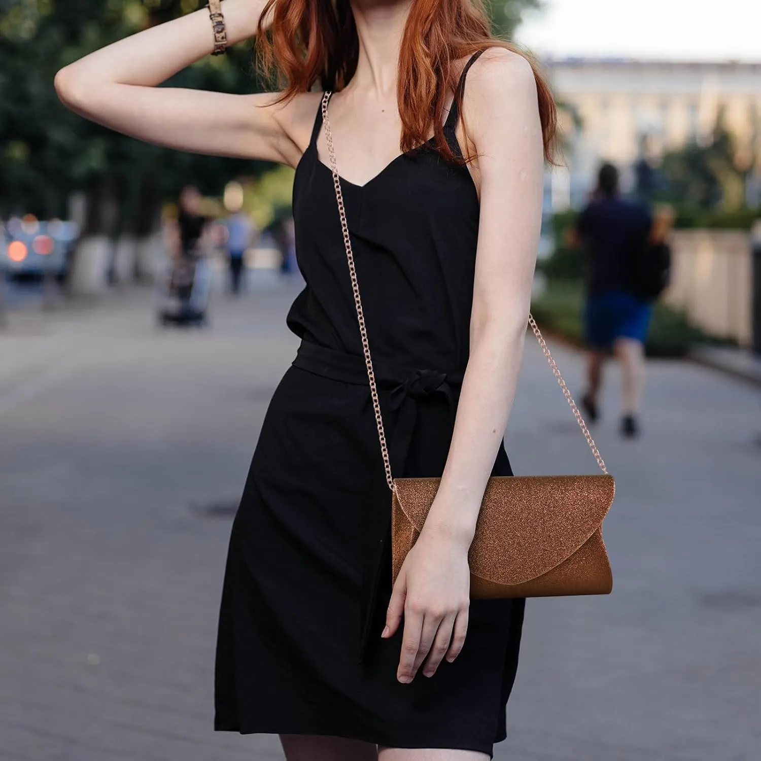 PACETAP Clutch Purses for Women, Handbags with Chain for Women Formal, Evening Bag for Wedding Party Cocktail Prom Dinner