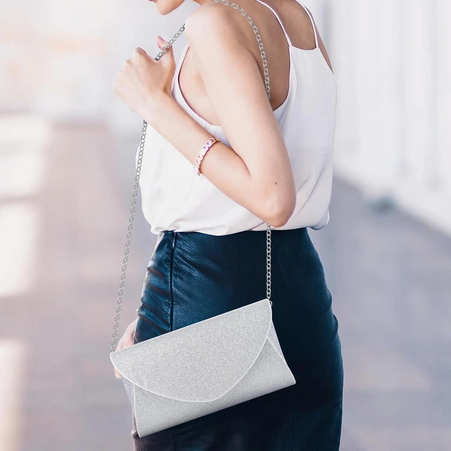 PACETAP Clutch Purses for Women, Handbags with Chain for Women Formal, Evening Bag for Wedding Party Cocktail Prom Dinner
