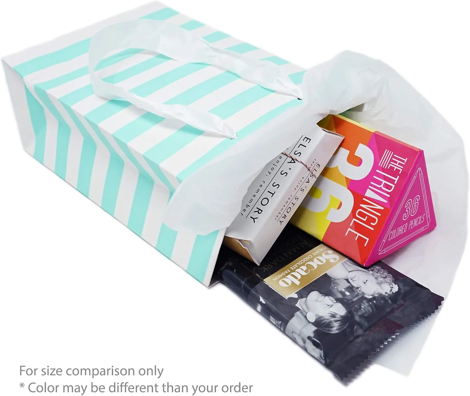 Paper Favor Gift Bags for All Events & Parties w/Satin Ribbon Handles   Decorative Tissue Paper, 12 Count (Pink, Gold Mylar)