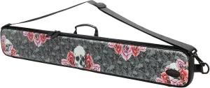 Parallax Designer Billiard/Pool Cue Case 600D Oxford Heavyweight Polyester Fabric and Padded Interior, Holds 1 Complete 2-Piece Cue (1 Butt/1 Shaft), Designer