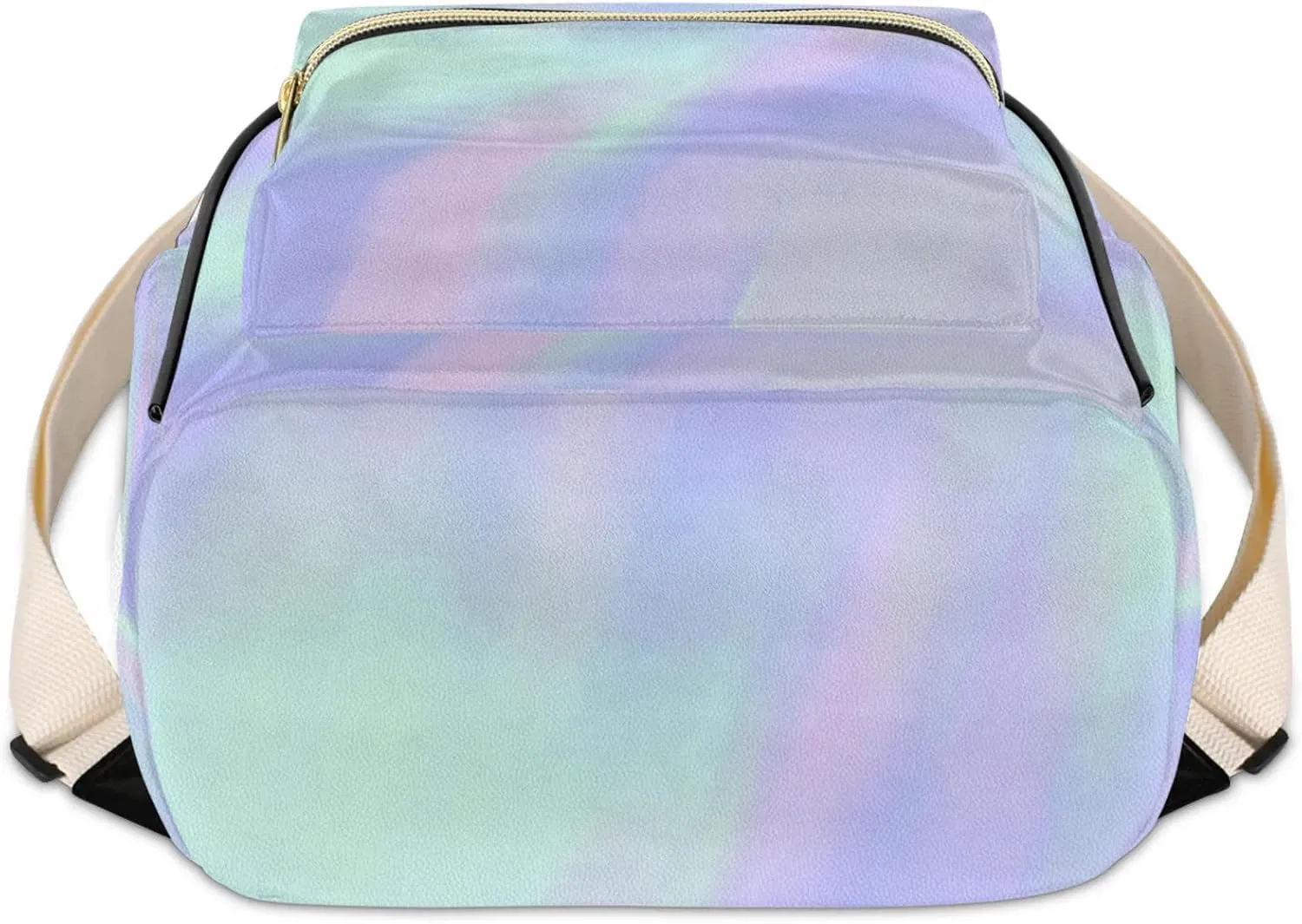 Personalized with Name Small Leather Backpack for Women,Back Pack Purses Mini Ladies Shoulder Bags Casual Daily Travel Small Diaper Bag Fashion Custom Gift Backpacks,Gradient Blue