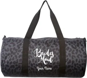 Personalized Your Name Bridesmaid Duffel: 29L Day Trip Duffel Bag