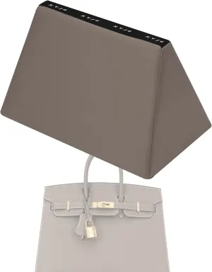 Pillow Luxury Bag Shaper Silky Smooth Insert for Handbagsfit Birkin 20/25/30/35/40 Bags, Keep Bag Shape(Brikin 25,Etoupe grey)