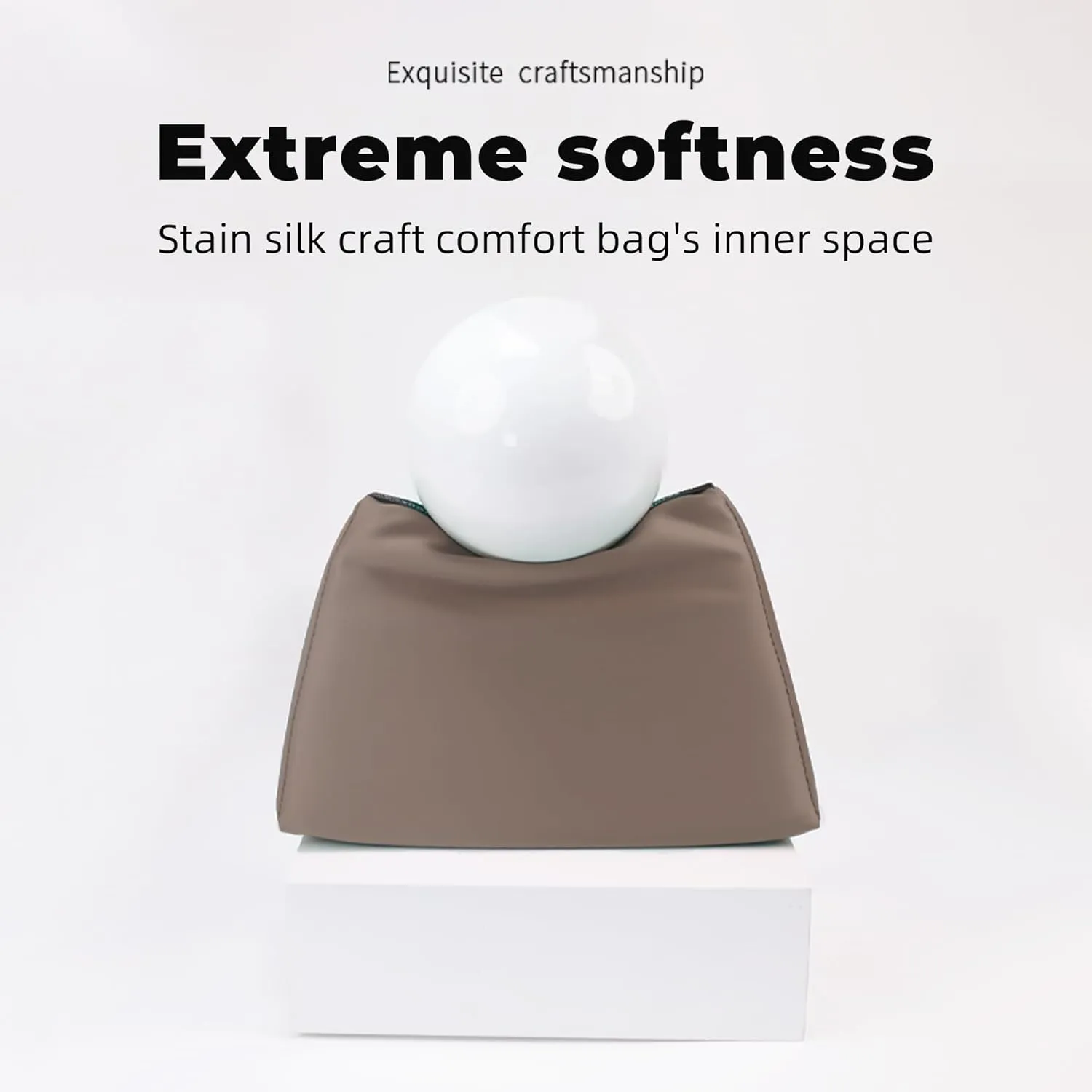 Pillow Luxury Bag Shaper Silky Smooth Insert for Handbagsfit Birkin 20/25/30/35/40 Bags, Keep Bag Shape(Brikin 35,Craie)