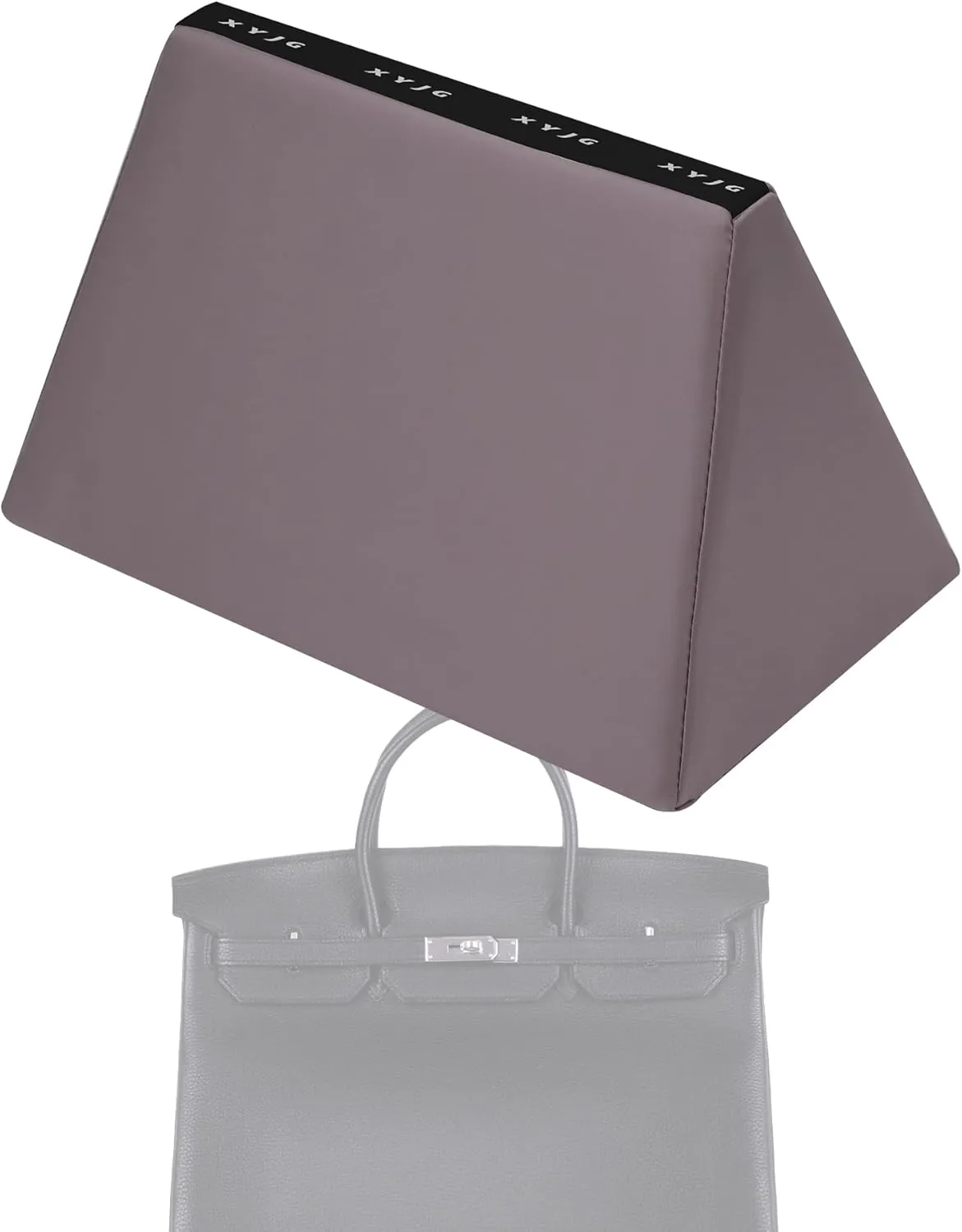 Pillow Luxury Bag Shaper Silky Smooth Insert for Handbagsfit Birkin 20/25/30/35/40 Bags, Keep Bag Shape(Brikin 35,Konjac Purple)
