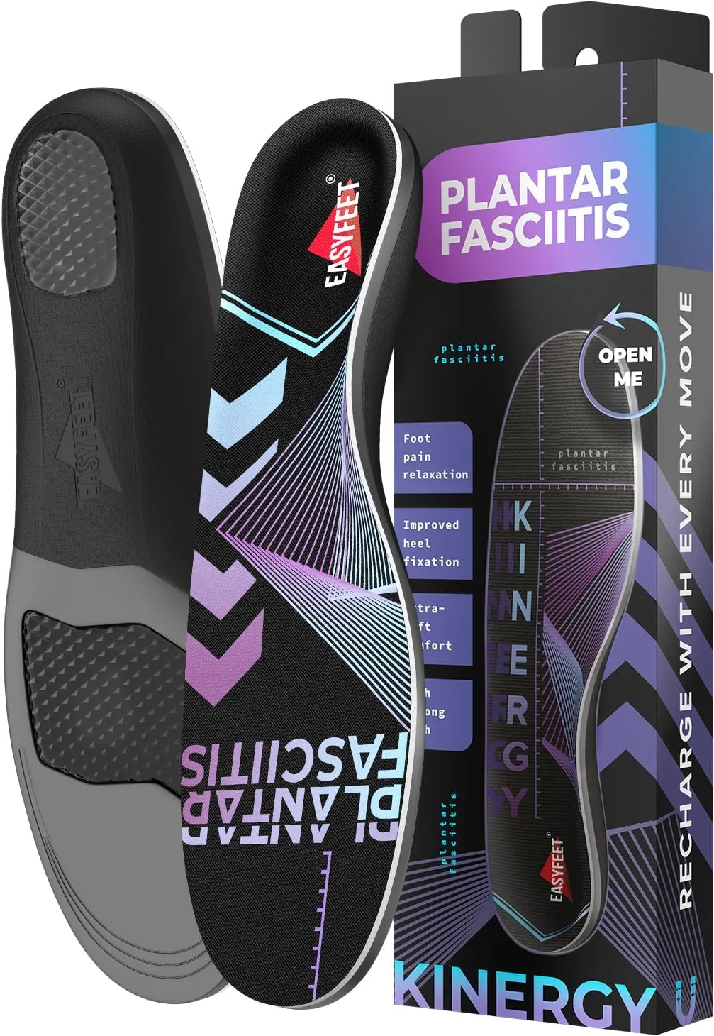 Premium Anti-Fatigue Shoe High Arch Support Insoles Men Women - Plantar Fasciitis Inserts - Orthotic Inserts Shoe Soles Standing All Day - Flat Feet Foot - Work Boot Insoles