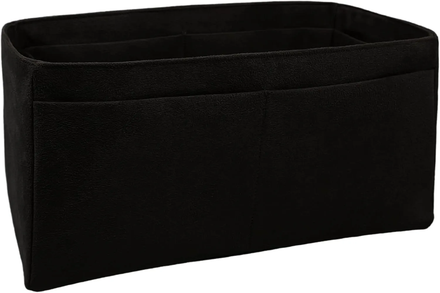 Purse Organizer Insert for Birkin 25, Bag Handbag, Fabric Soft and Smooth, Lightweight Fits Perfectly Sturdy Washable, Gift Ideas for Women (Black HBK25)