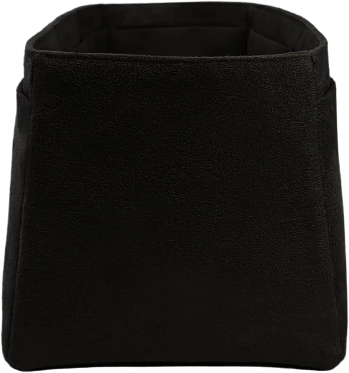 Purse organizer insert for Birkin 30, Bag Handbag, Faux Suede Soft and Smooth Lightweight Fits Perfectly Sturdy Gift Ideas for Women (Black HBK30)