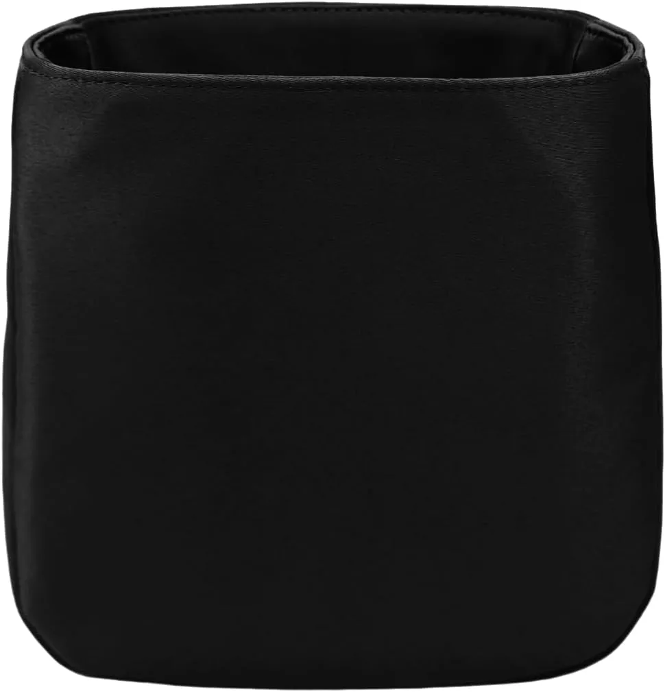 Purse Organizer Insert for Evelyne 16 TPM Handbag, Duchess Satin Fabric, Lightweight, Fits Perfectly, Sturdy, Hand Wash, Keep Its Shape Gift Ideas for Women (Black E16)