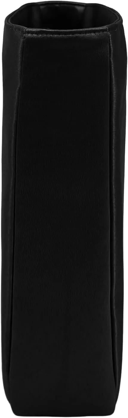 Purse Organizer Insert for Evelyne 16 TPM Handbag, Duchess Satin Fabric, Lightweight, Fits Perfectly, Sturdy, Hand Wash, Keep Its Shape Gift Ideas for Women (Black E16)