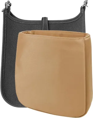 Purse Organizer Insert for Evelyne 16 TPM Handbag, Duchess Satin Fabric, Lightweight, Fits Perfectly, Sturdy, Hand Wash, Keep Its Shape Gift Ideas for Women (Gold E16)