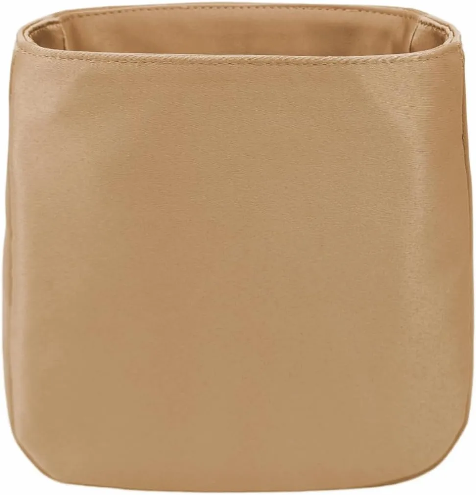 Purse Organizer Insert for Evelyne 16 TPM Handbag, Duchess Satin Fabric, Lightweight, Fits Perfectly, Sturdy, Hand Wash, Keep Its Shape Gift Ideas for Women (Gold E16)