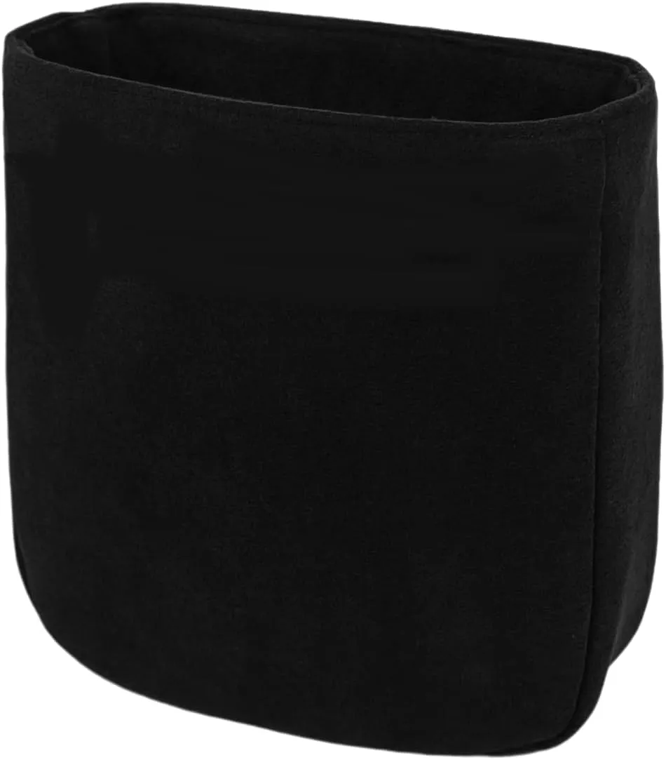 Purse Organizer Insert for Evelyne 16 TPM Handbag, Faux Suede Fabric, Lightweight, Fits Perfectly, Sturdy, Hand Wash, Keep Its Shape Gift Ideas for Women (Black SE16)
