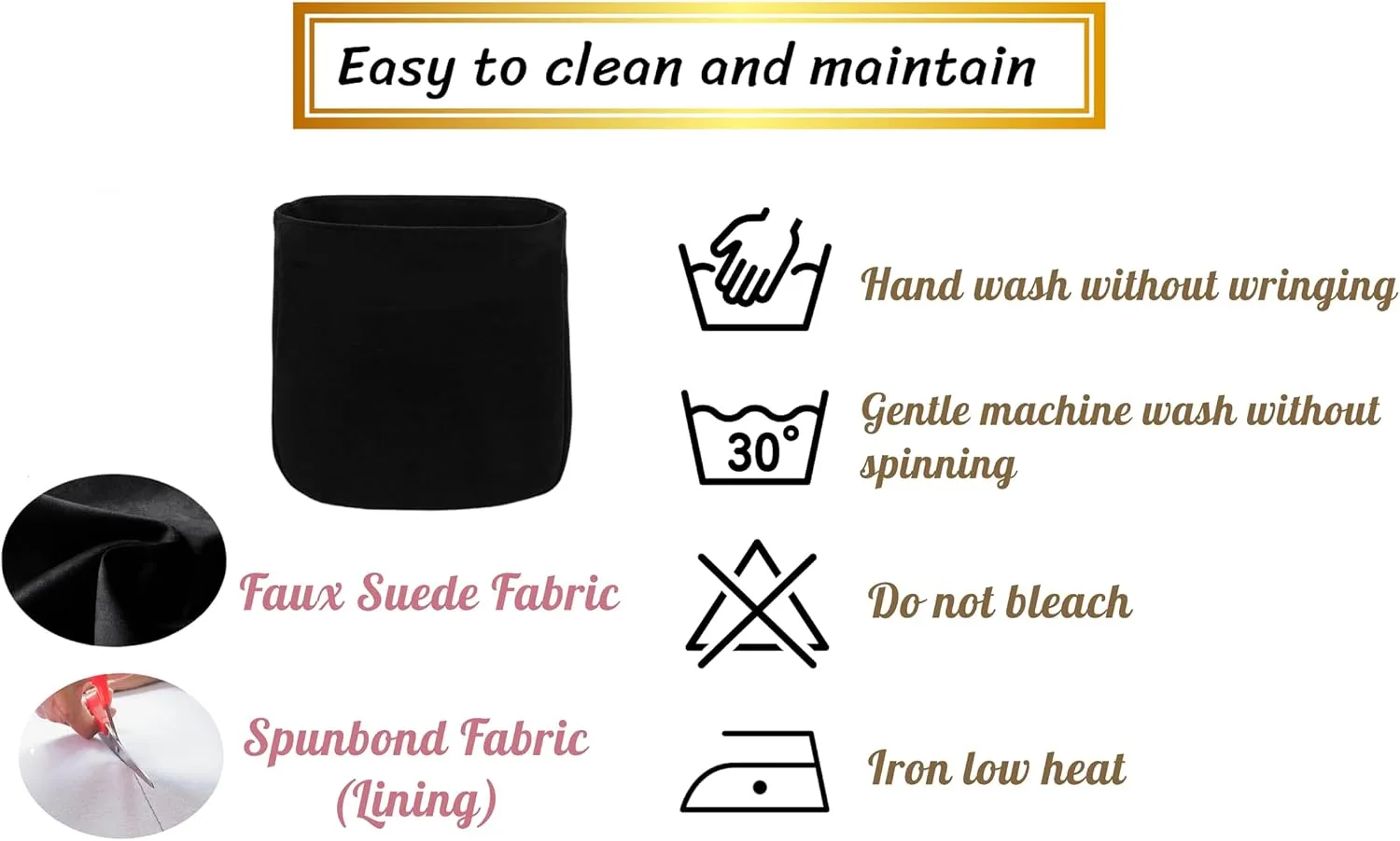 Purse Organizer Insert for Evelyne 16 TPM Handbag, Faux Suede Fabric, Lightweight, Fits Perfectly, Sturdy, Hand Wash, Keep Its Shape Gift Ideas for Women (Black SE16)