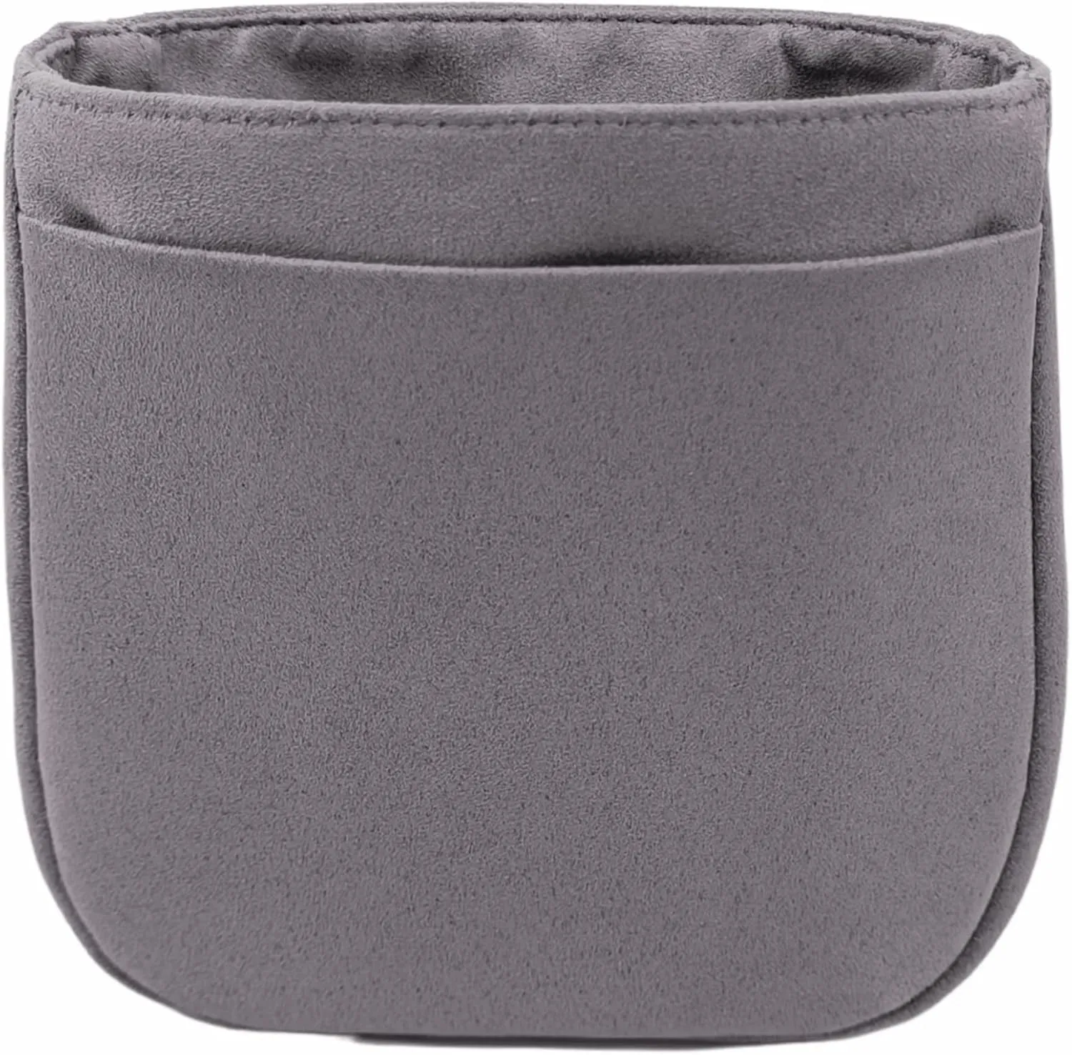 Purse Organizer Insert for Evelyne 16 TPM Handbag, Faux Suede Fabric, Lightweight, Fits Perfectly, Sturdy, Hand Wash, Keep Its Shape Gift Ideas for Women (Gray SE16)