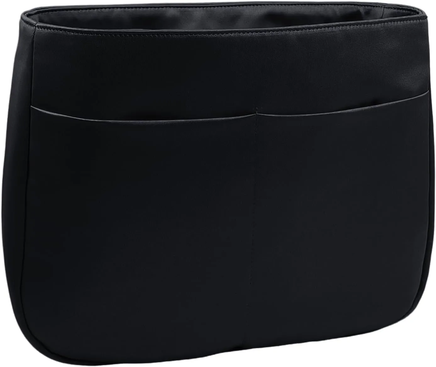 Purse Organizer Insert for Evelyne 29 PM Handbag, Duchess Satin Fabric, Lightweight, Fits Perfectly, Sturdy, Hand Wash, Keep Its Shape Gift Ideas for Women (Black DC E29)