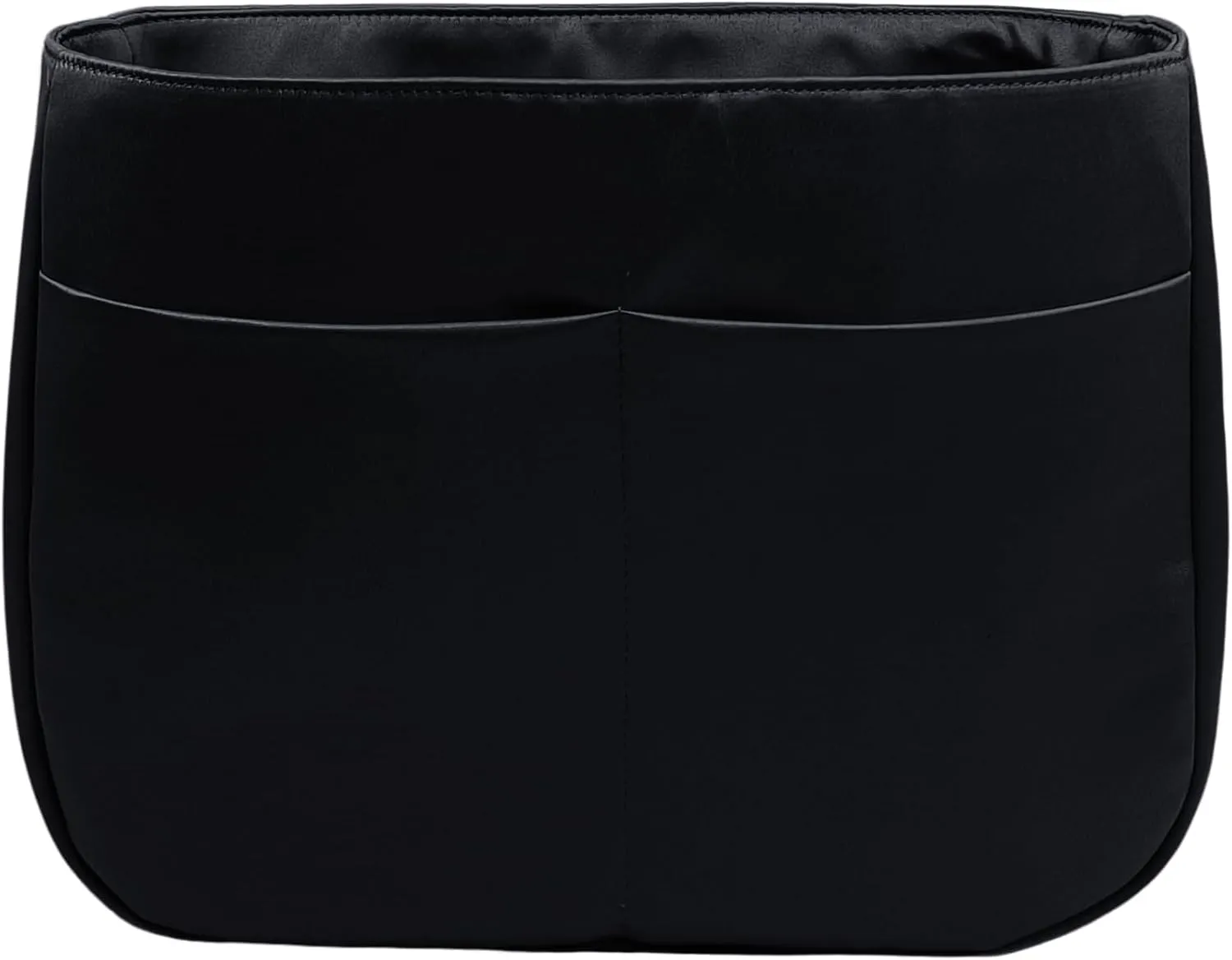 Purse Organizer Insert for Evelyne 29 PM Handbag, Duchess Satin Fabric, Lightweight, Fits Perfectly, Sturdy, Hand Wash, Keep Its Shape Gift Ideas for Women (Black DC E29)