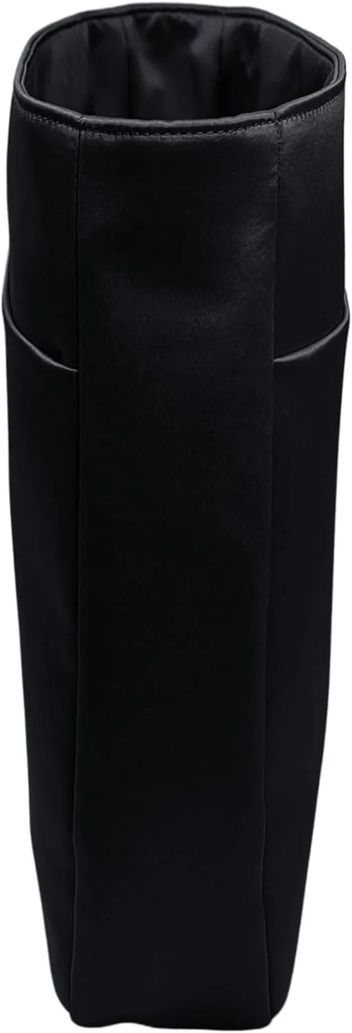 Purse Organizer Insert for Evelyne 29 PM Handbag, Duchess Satin Fabric, Lightweight, Fits Perfectly, Sturdy, Hand Wash, Keep Its Shape Gift Ideas for Women (Black DC E29)