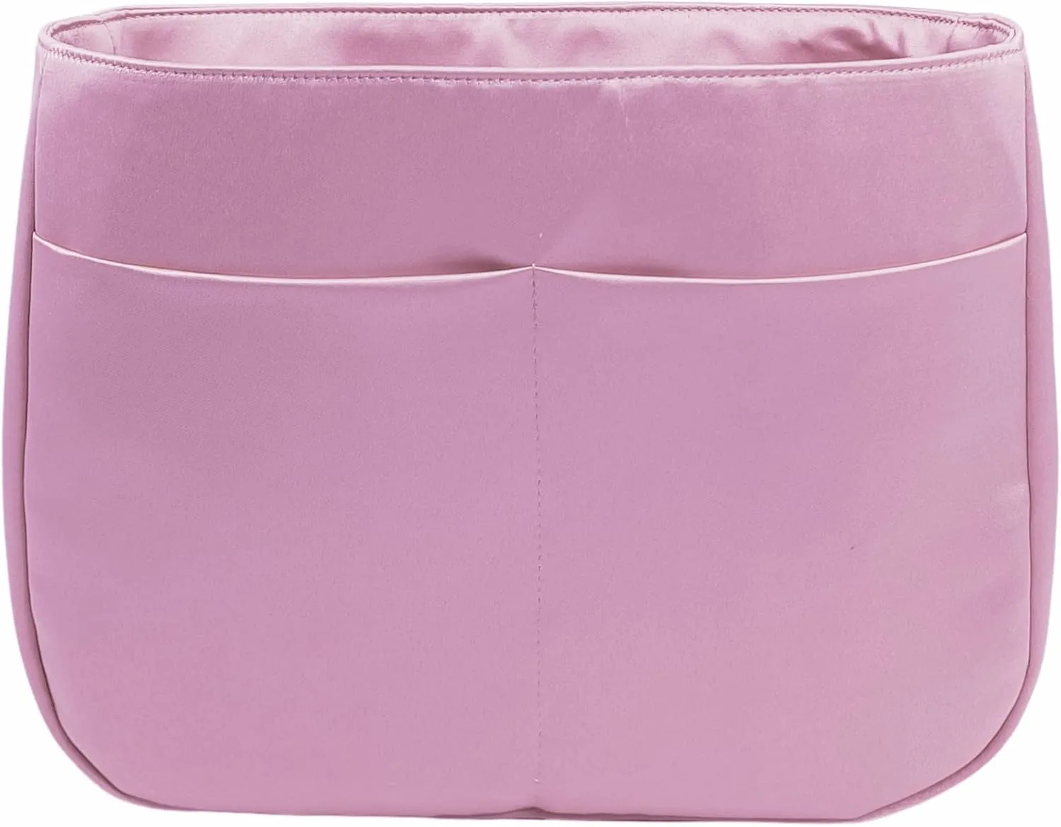 Purse Organizer Insert for Evelyne 29 PM Handbag, Duchesse Satin Fabric Smooth and Silky Texture Fits Perfectly Sturdy Gift Ideas for Women (Lotus Pink DC E29)