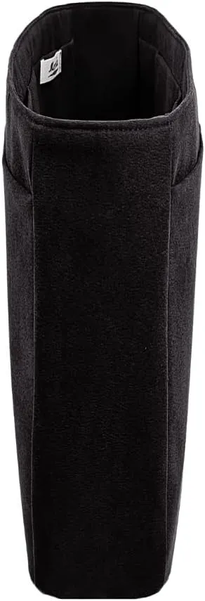 Purse Organizer Insert for Evelyne 29 PM Handbag, Faux Suede Fabric, Lightweight, Fits Perfectly, Sturdy, Hand Wash, Keep Its Shape Gift Ideas for Women (Black E29S)