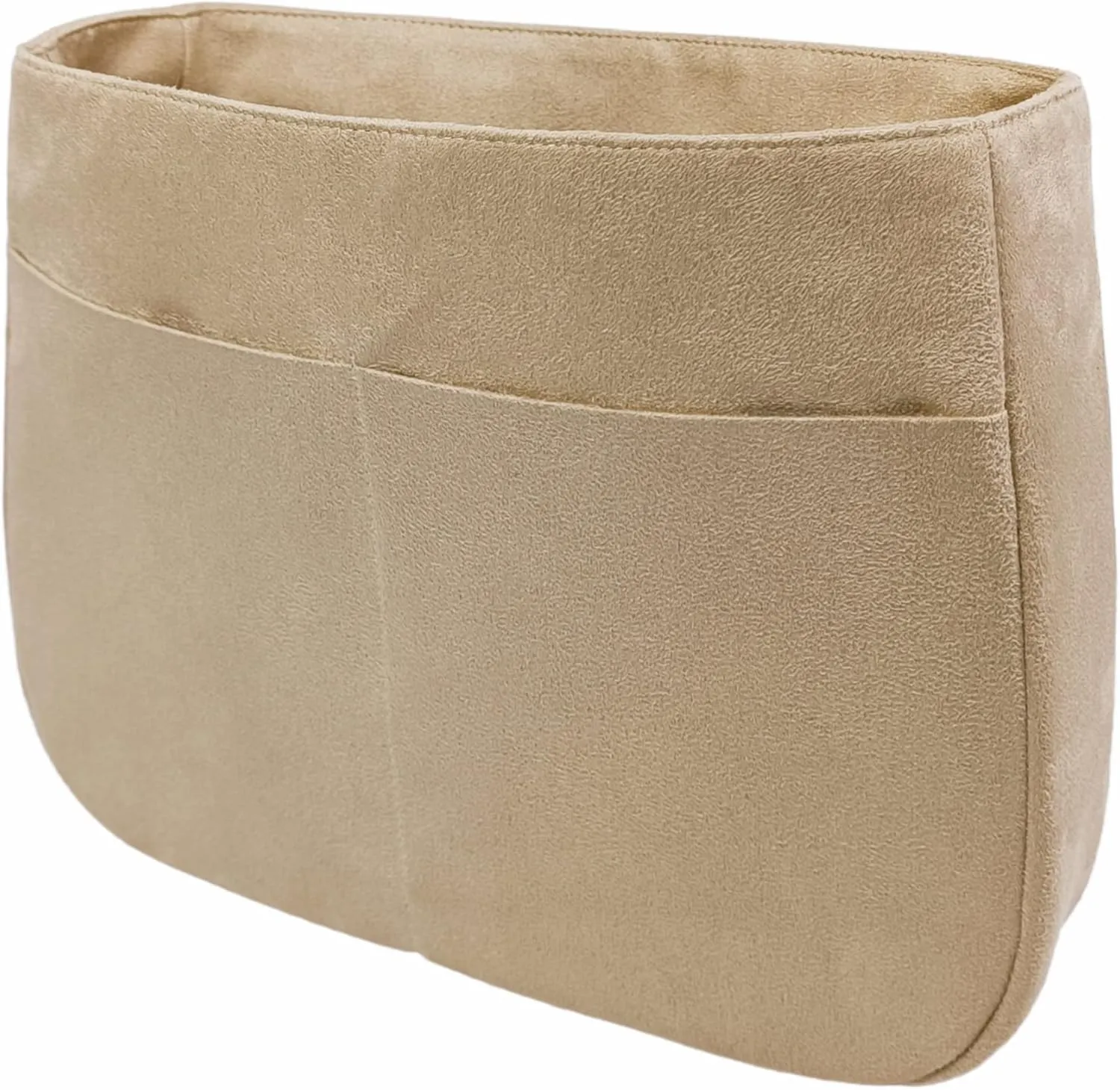 Purse Organizer Insert for Evelyne 29 PM Handbag, Faux Suede Fabric, Lightweight, Fits Perfectly, Sturdy, Hand Wash, Keep Its Shape Gift Ideas for Women (Light Beige E29S)