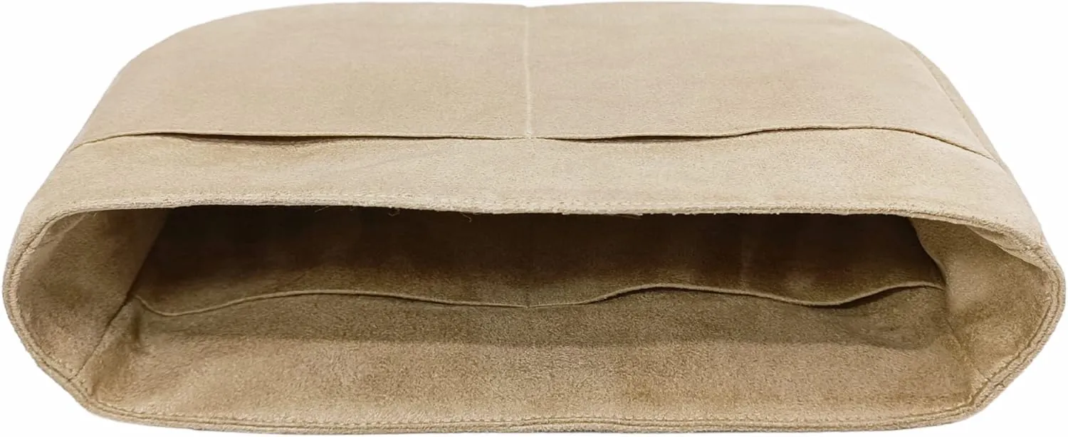 Purse Organizer Insert for Evelyne 29 PM Handbag, Faux Suede Fabric, Lightweight, Fits Perfectly, Sturdy, Hand Wash, Keep Its Shape Gift Ideas for Women (Light Beige E29S)