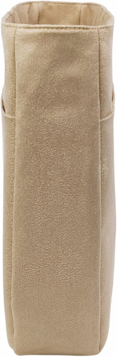 Purse Organizer Insert for Evelyne 29 PM Handbag, Faux Suede Fabric, Lightweight, Fits Perfectly, Sturdy, Hand Wash, Keep Its Shape Gift Ideas for Women (Light Beige E29S)