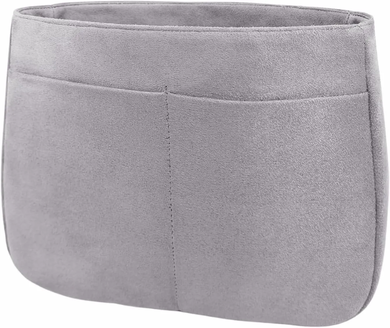 Purse Organizer Insert for Evelyne 29 PM Handbag, Faux Suede Soft and Smooth Lightweight, Fits Perfectly, Sturdy, Hand Wash, Keep Its Shape, Gift Ideas for Women (Gray E29S)