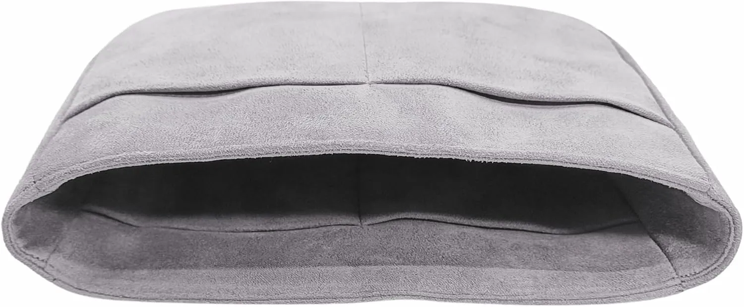 Purse Organizer Insert for Evelyne 29 PM Handbag, Faux Suede Soft and Smooth Lightweight, Fits Perfectly, Sturdy, Hand Wash, Keep Its Shape, Gift Ideas for Women (Gray E29S)