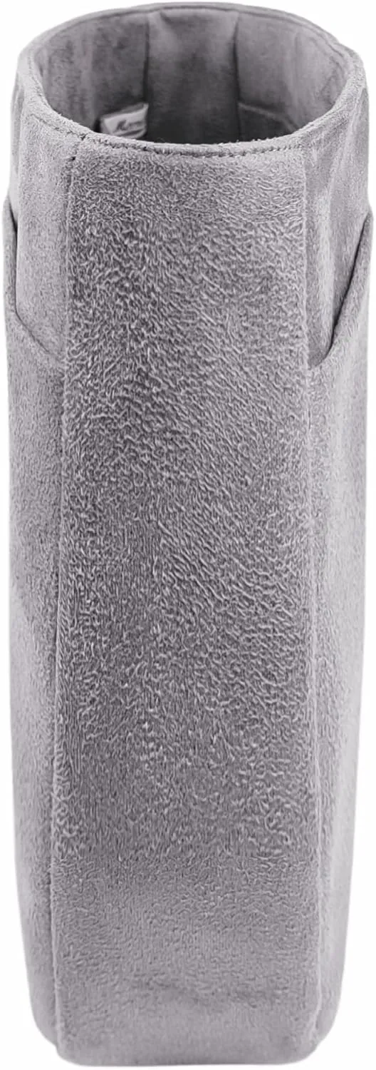 Purse Organizer Insert for Evelyne 29 PM Handbag, Faux Suede Soft and Smooth Lightweight, Fits Perfectly, Sturdy, Hand Wash, Keep Its Shape, Gift Ideas for Women (Gray E29S)