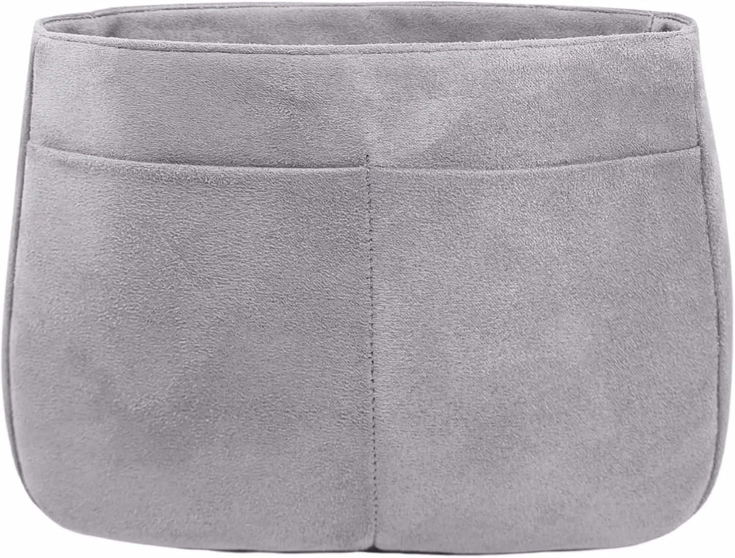 Purse Organizer Insert for Evelyne 29 PM Handbag, Faux Suede Soft and Smooth Lightweight, Fits Perfectly, Sturdy, Hand Wash, Keep Its Shape, Gift Ideas for Women (Gray E29S)