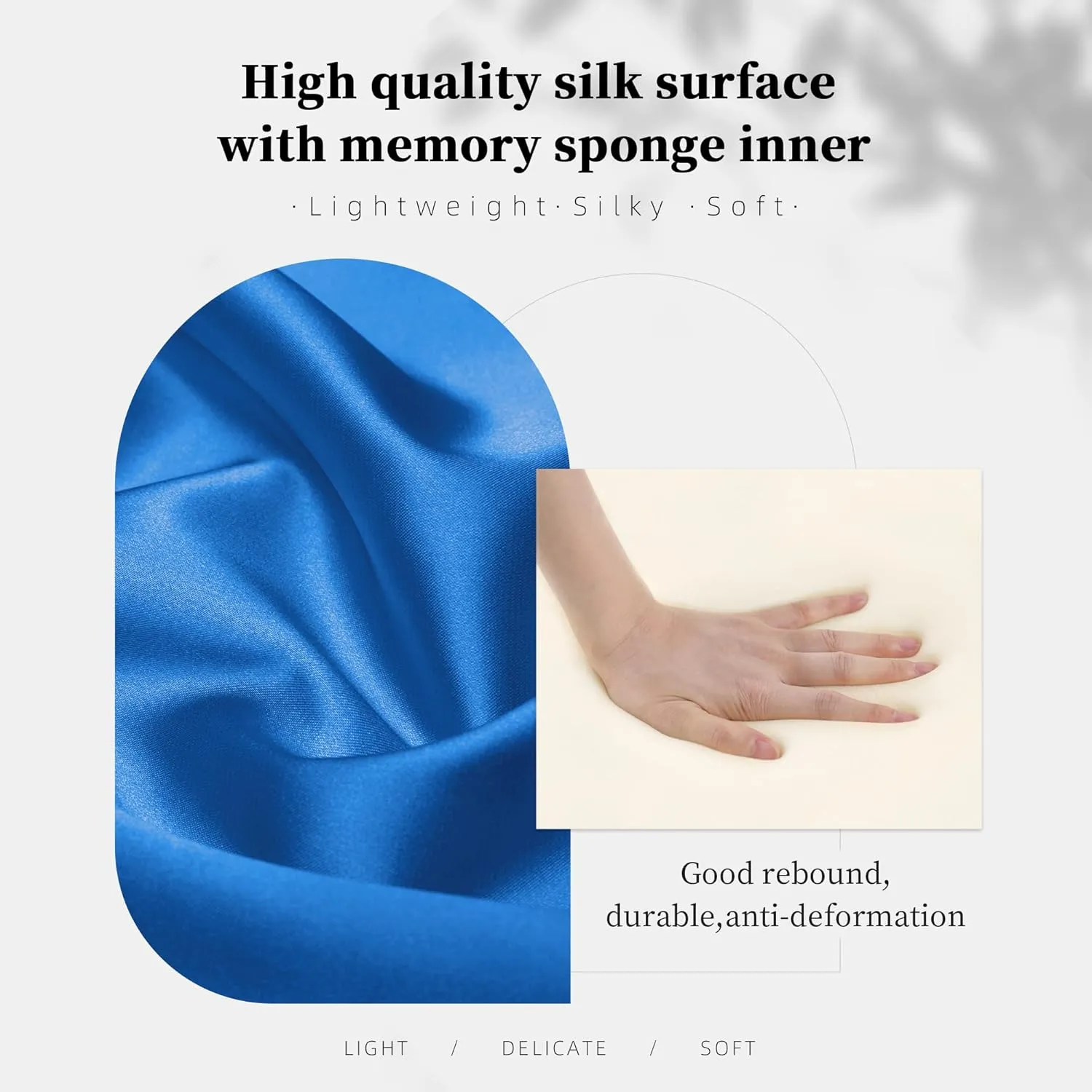 Purse Pillow Insert Compatible with Kelly Bags, Handbag Filler with Soft Satins for Luxury Bags, Soft Purse Inner Pillow with Memory Foam for Handbag Storage (Blue Hydra, KE 28 Retourné)