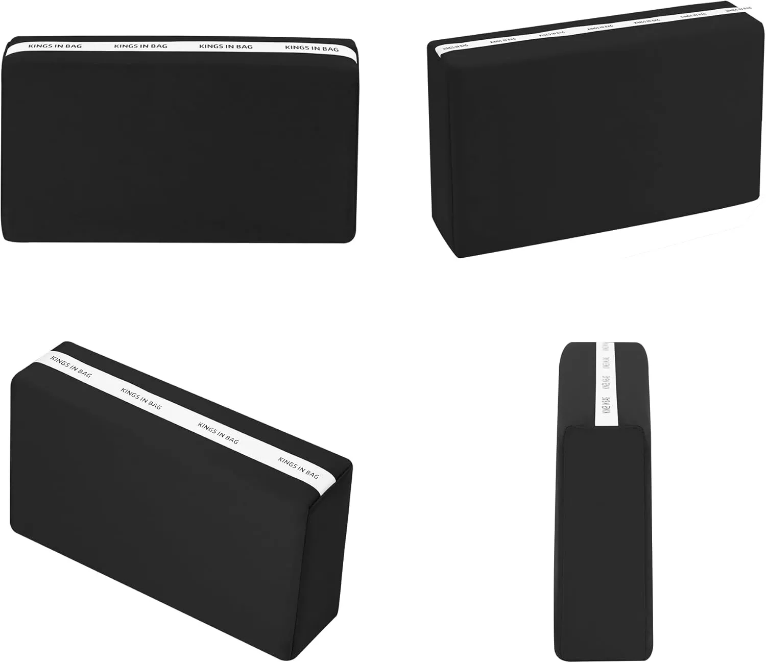 Purse Pillow Inserts for Jumbo Classic Handbag, Memory Foam Pillows for Chanel Classic Flap Bag, Lightweight Purse Inserts to Keep Shape (Black, CF jumbo)