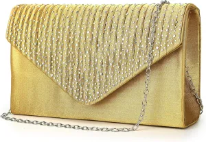 Purses and Handbags Envelope Evening Clutch Crossbody Bags Classic Wedding Party Shoulder Bag for Women