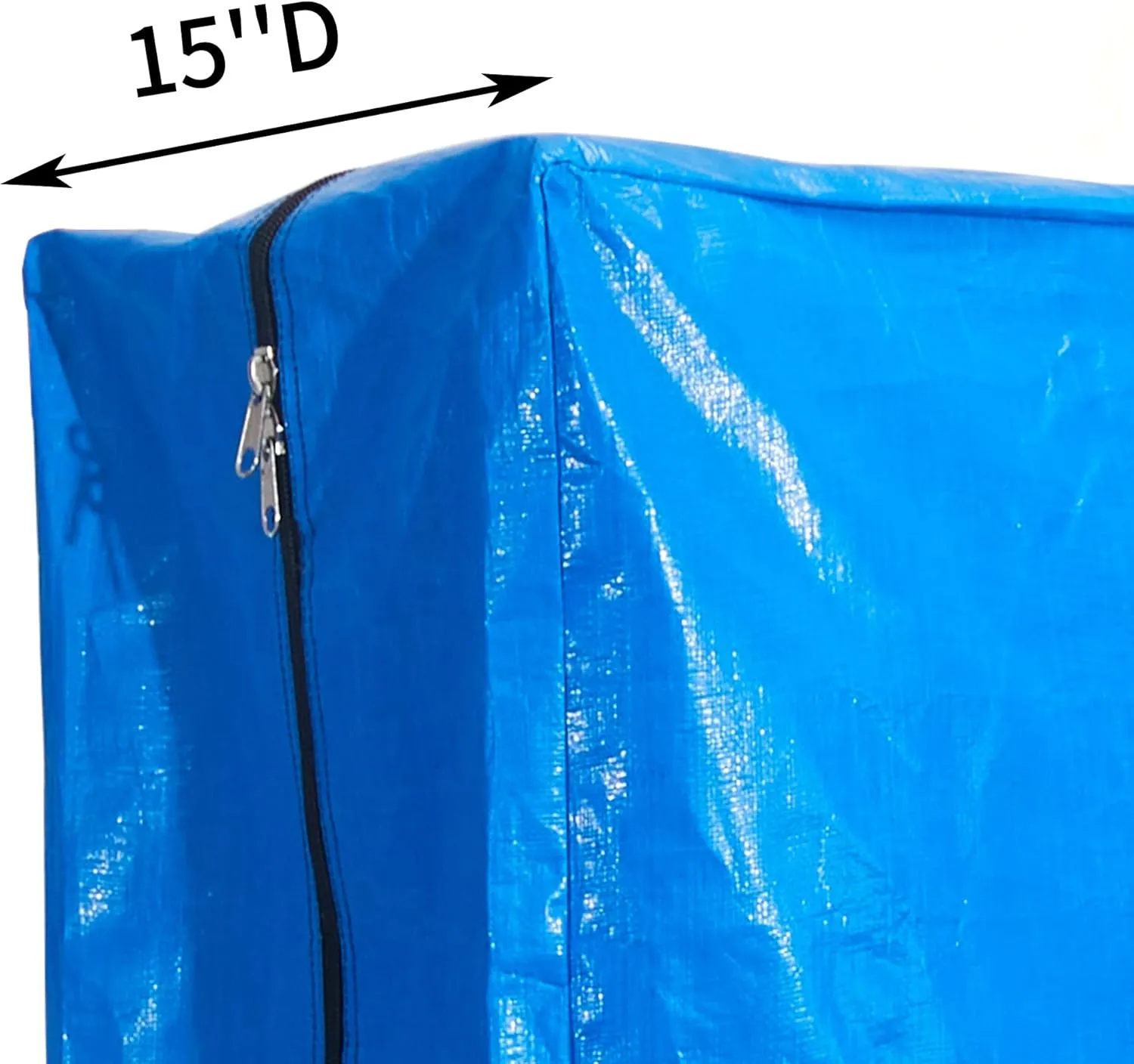 Queen Mattress Bag for Moving & Storage Waterproof - Extra-Thick Reusable Mattress Storage Bag - Easy Carrier Durable Mattress Moving Cover Bag with Handles Heavy Duty Zippered -1 Pack