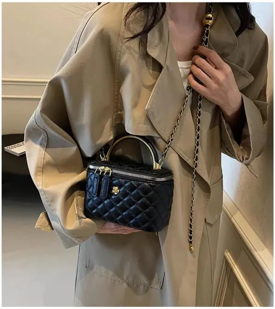 Quilted Leather Crossbody bags for Women